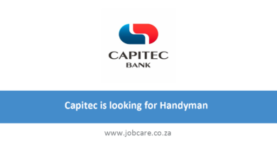 Capitec is looking for Handyman
