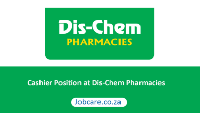 Cashier Position at Dis-Chem Pharmacies