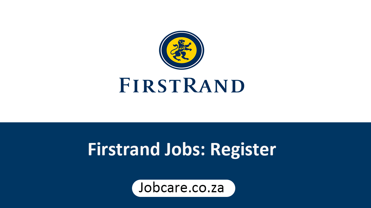 Firstrand Jobs: Register