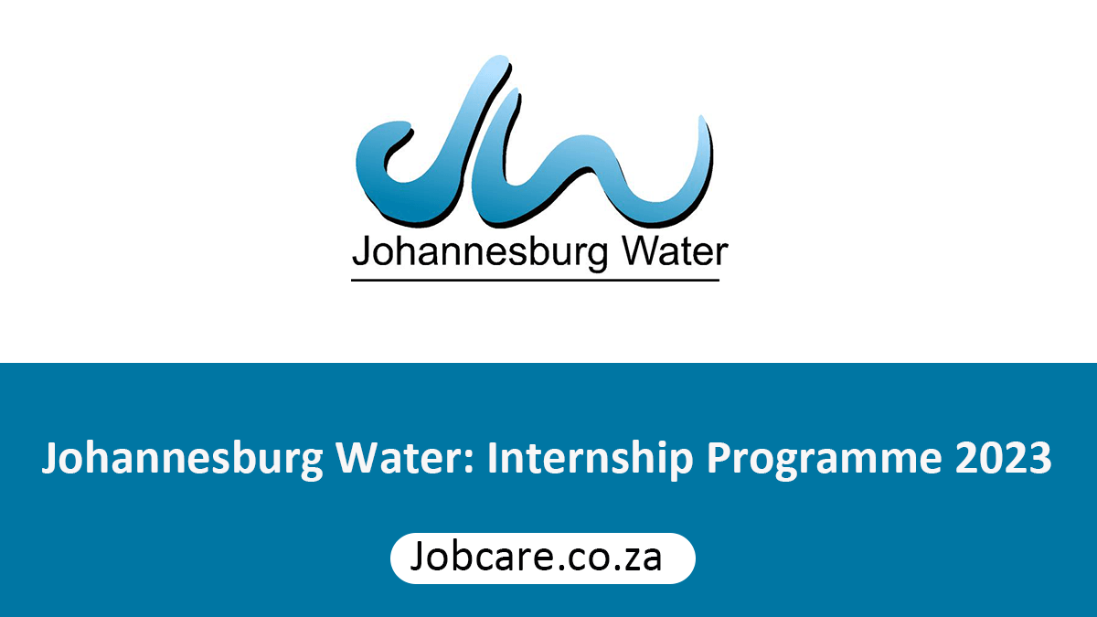 Johannesburg Water: Internship Programme 2023