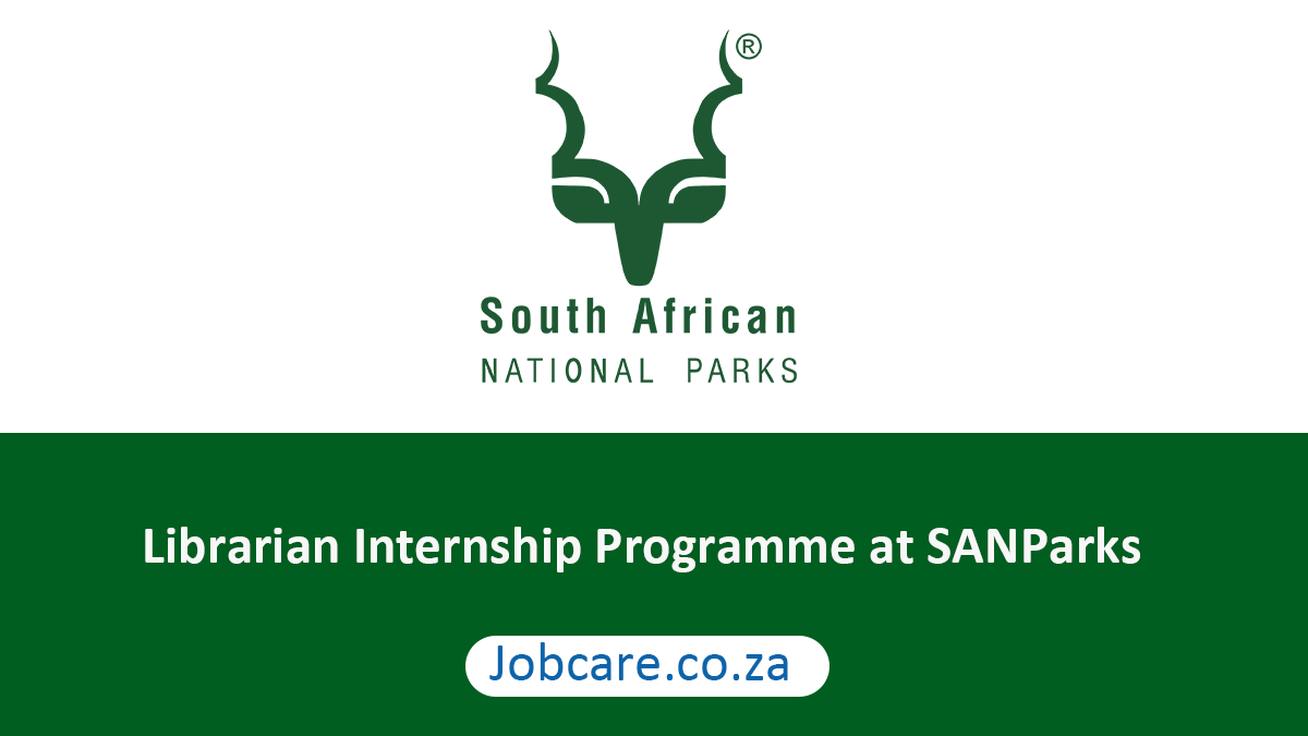 Librarian Internship Programme at SANParks