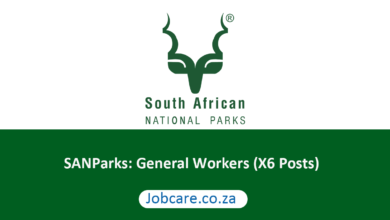 SANParks: General Workers (X6 Posts)