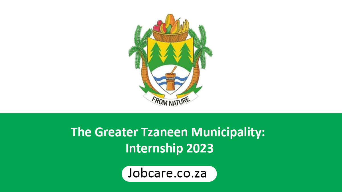 The Greater Tzaneen Municipality: Internship 2023