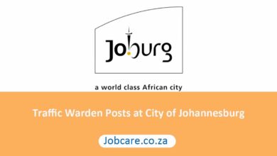 Traffic Warden Posts at City of Johannesburg