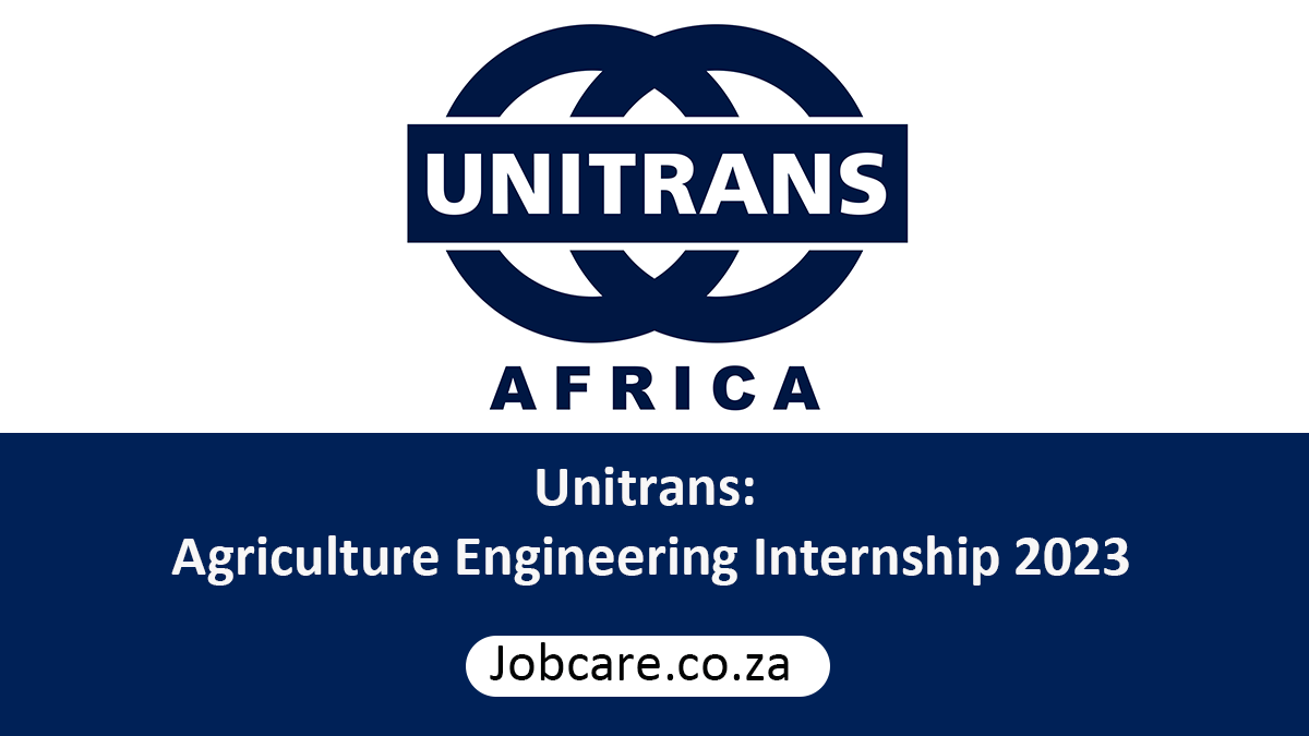 Unitrans: Agriculture Engineering Internship 2023