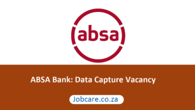 ABSA Bank: Data Capture Vacancy