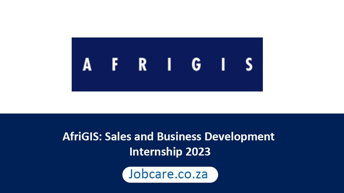 AfriGIS: Sales and Business Development Internship 2023