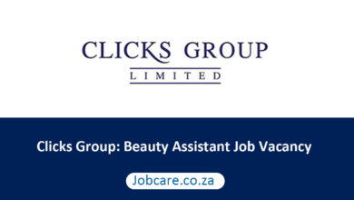 Clicks Group: Beauty Assistant Job Vacancy