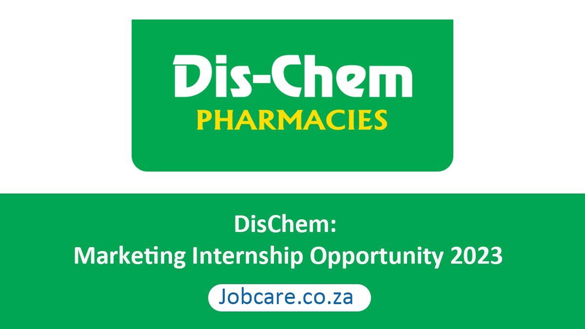DisChem: Marketing Internship Opportunity 2023