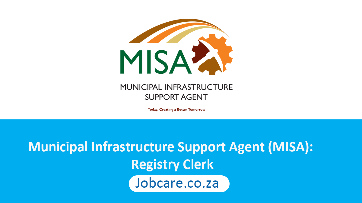 Municipal Infrastructure Support Agent (MISA): Registry Clerk