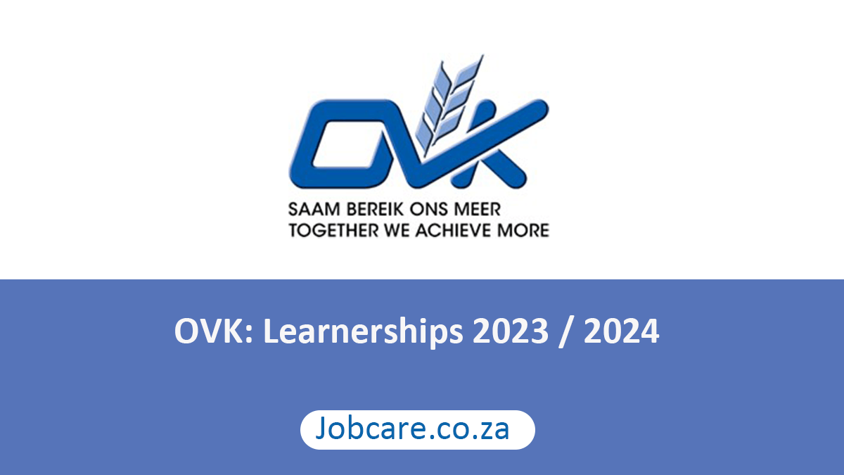 OVK: Learnerships 2023 / 2024