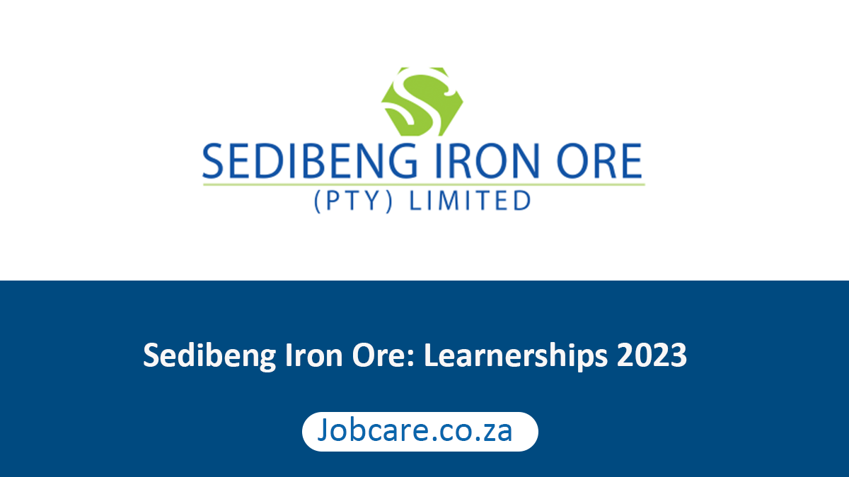 Sedibeng Iron Ore: Learnerships 2023