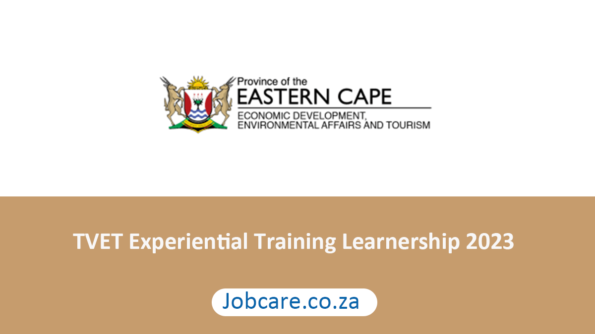 TVET Experiential Training Learnership 2023