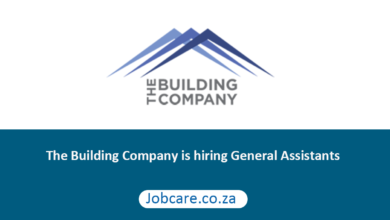 The Building Company is hiring General Assistants
