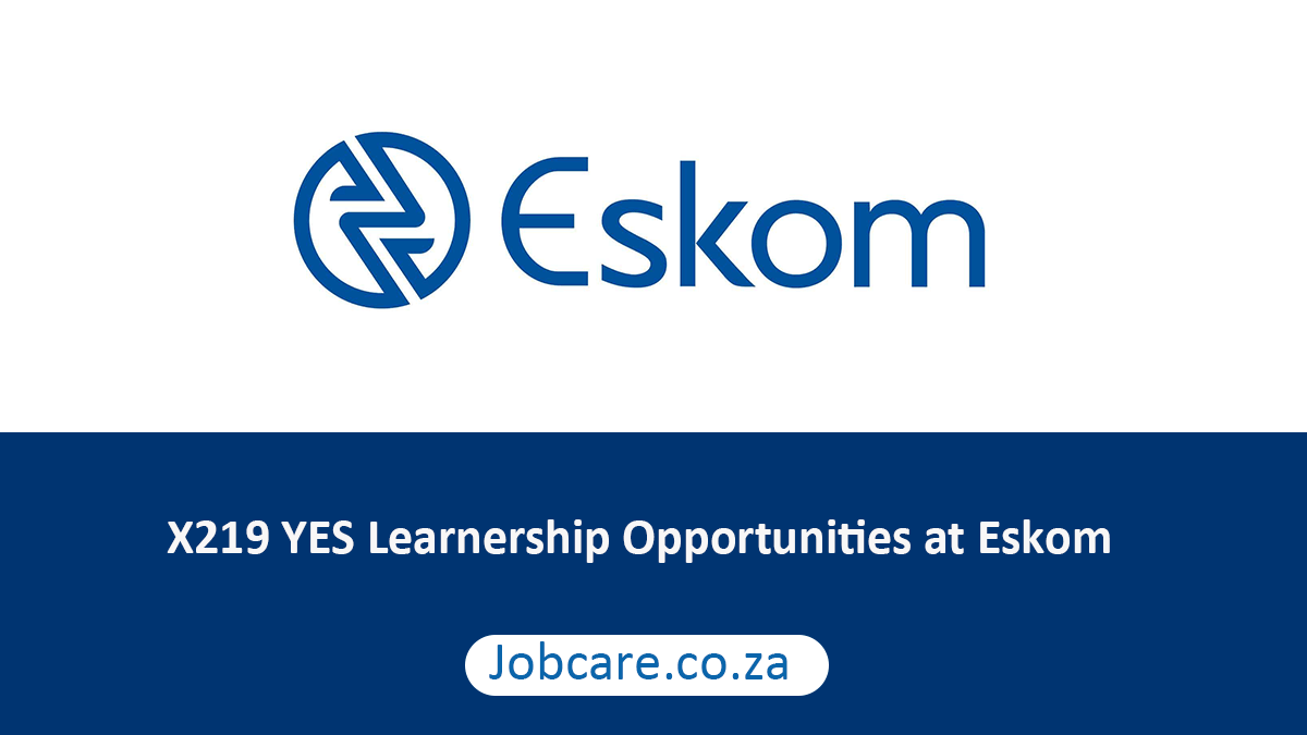 X219 YES Learnership Opportunities at Eskom