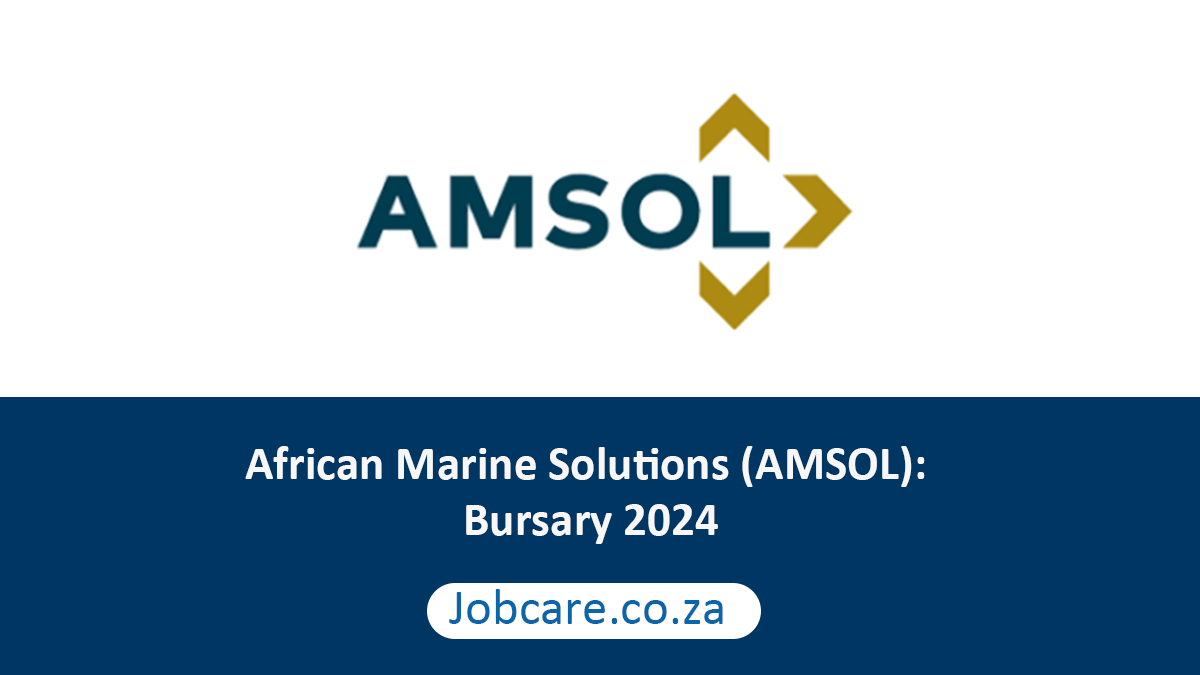 African Marine Solutions (AMSOL): Bursary 2024