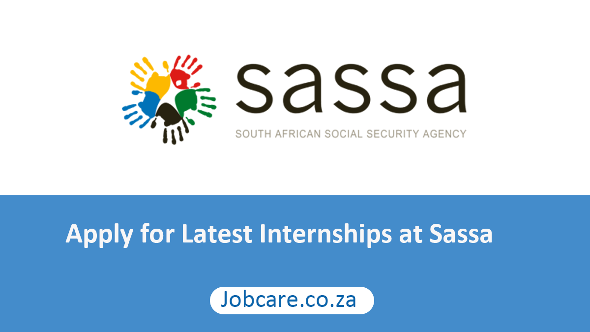 Apply for Latest Internships at Sassa