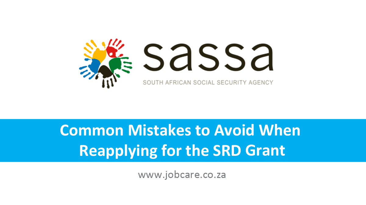 Common Mistakes to Avoid When Reapplying for the SRD Grant