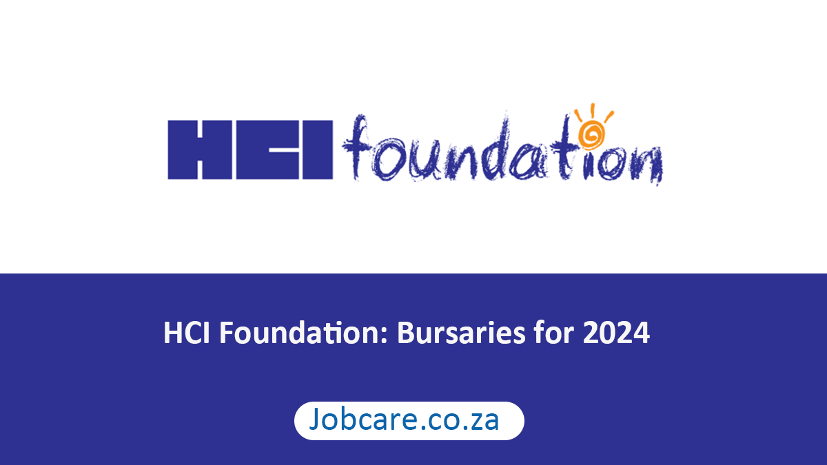 HCI Foundation: Bursaries for 2024