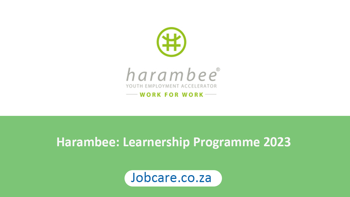 Harambee: Learnership Programme 2023