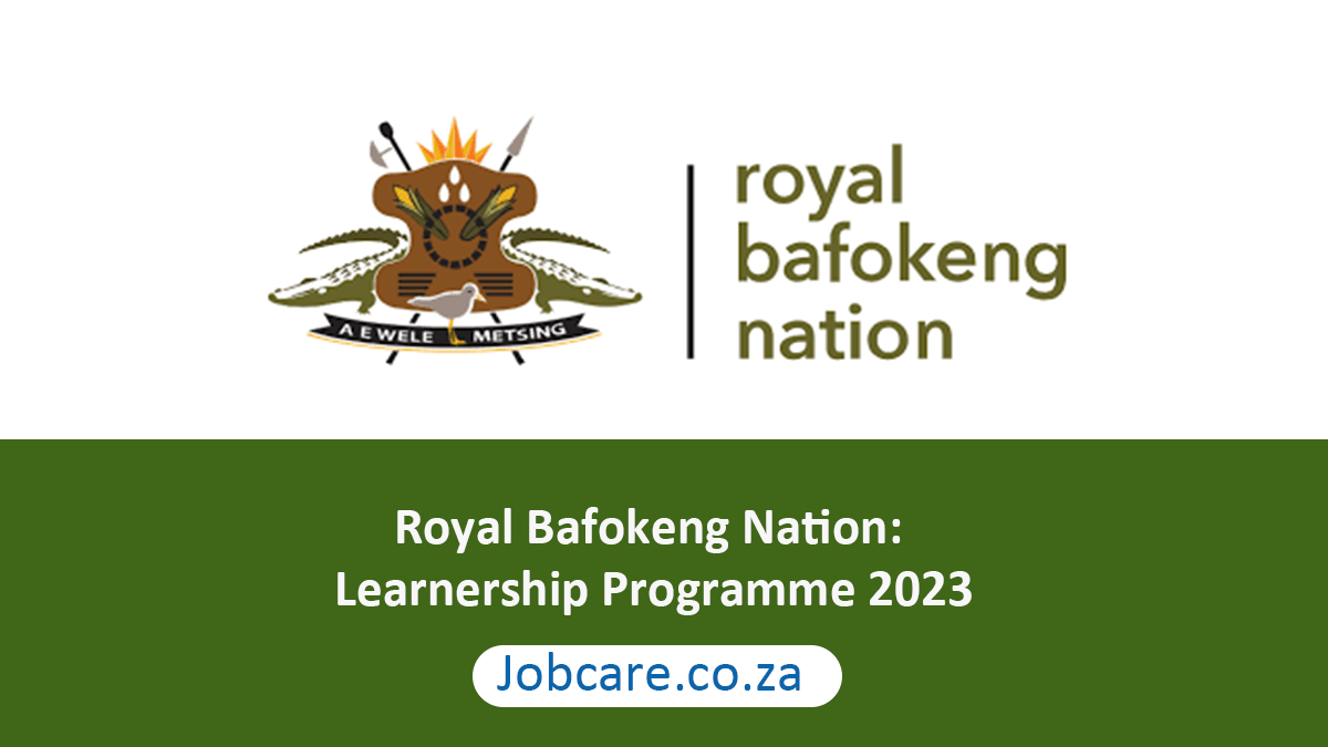 Royal Bafokeng Nation: Learnership Programme 2023