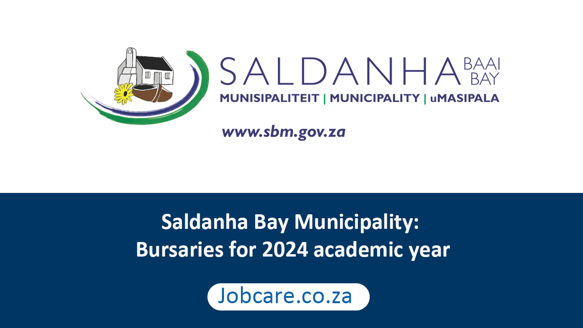 Saldanha Bay Municipality: Bursaries for 2024 academic year