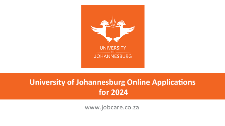University of Johannesburg Online Applications for 2024 - Jobcare