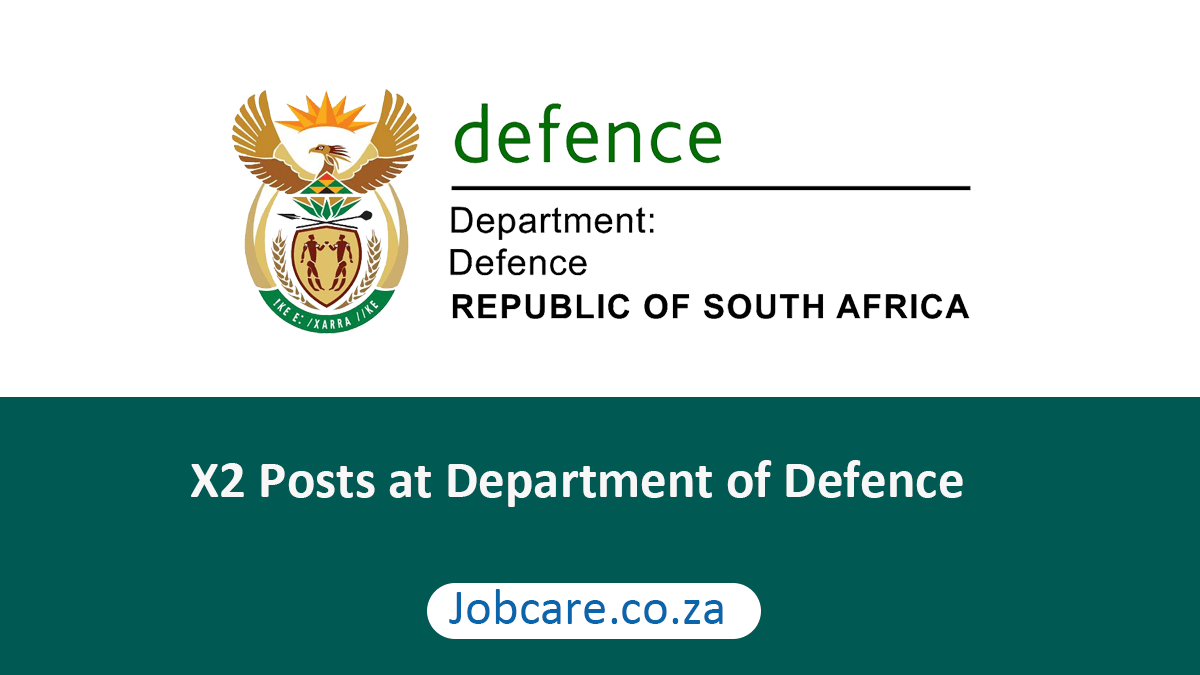 X2 Posts at Department of Defence