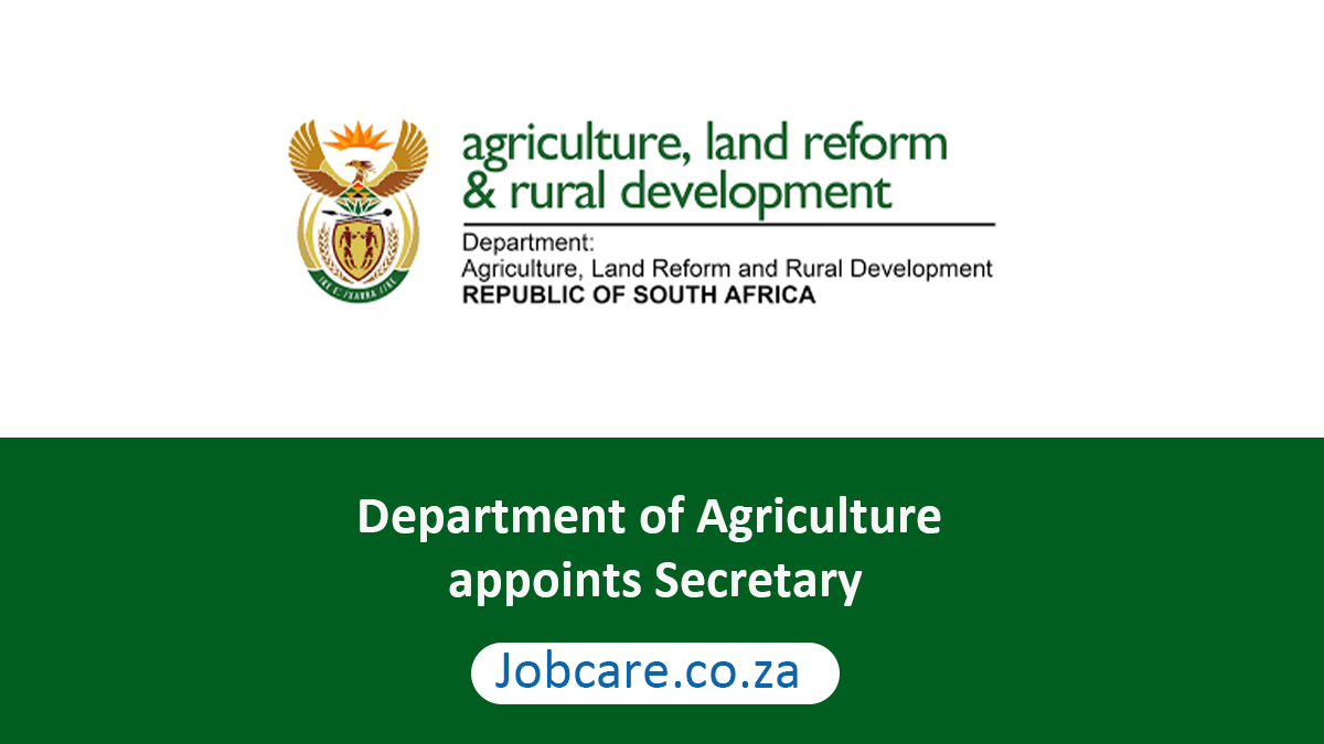 Department of Agriculture appoints Secretary