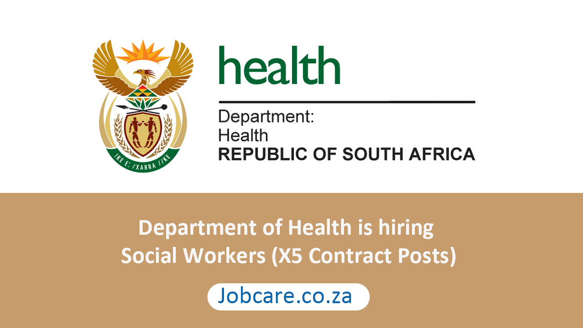 Department of Health is hiring Social Workers