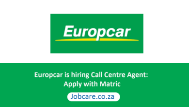 Europcar is hiring Call Centre Agent: Apply with Matric