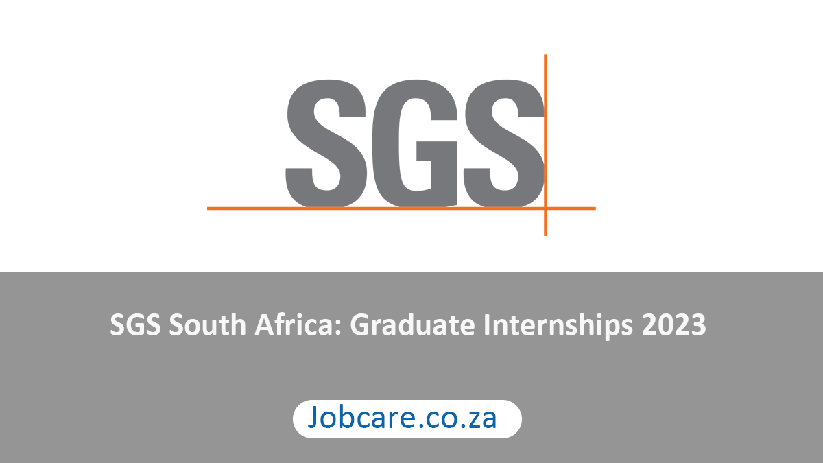 SGS South Africa: Graduate Internships 2023