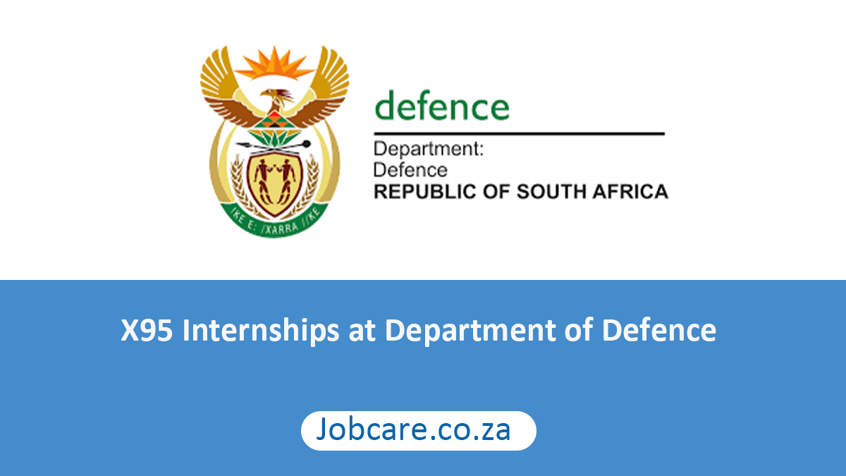 X95 Internships at Department of Defence
