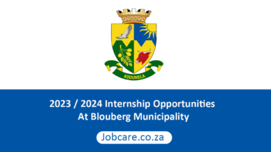 2023 / 2024 Internship Opportunities At Blouberg Municipality