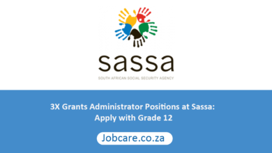 3X Grants Administrator Positions at Sassa: Apply with Grade 12
