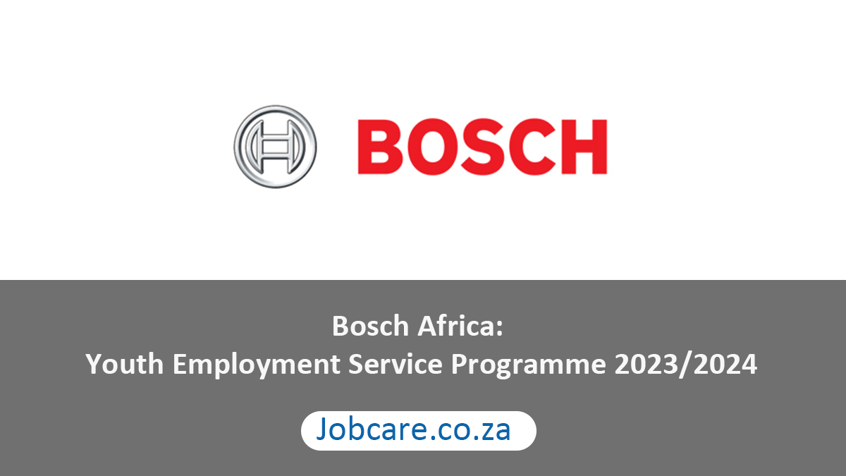 Bosch Africa: Youth Employment Service Programme 2023/2024