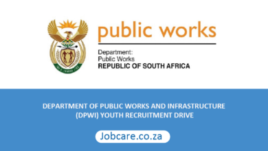 DEPARTMENT OF PUBLIC WORKS AND INFRASTRUCTURE (DPWI) YOUTH RECRUITMENT DRIVE