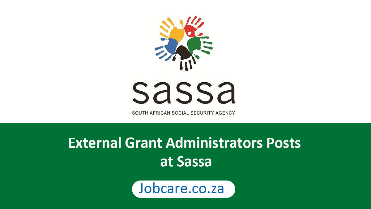 External Grant Administrators Posts at Sassa