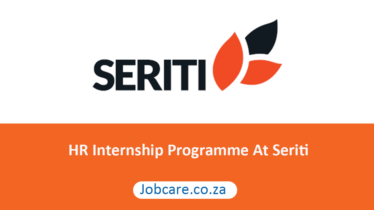 HR Internship Programme At Seriti