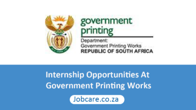 Internship Opportunities At Government Printing Works