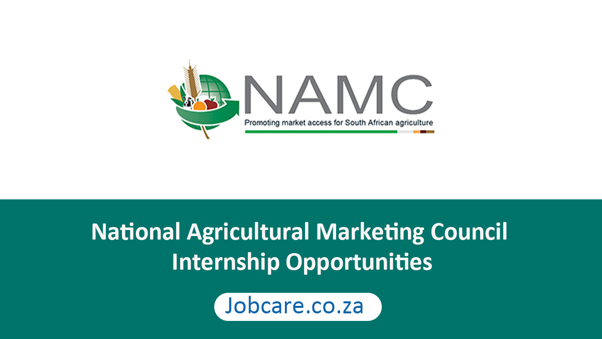 National Agricultural Marketing Council Internship Opportunities