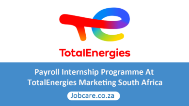 Payroll Internship Programme At TotalEnergies Marketing South Africa