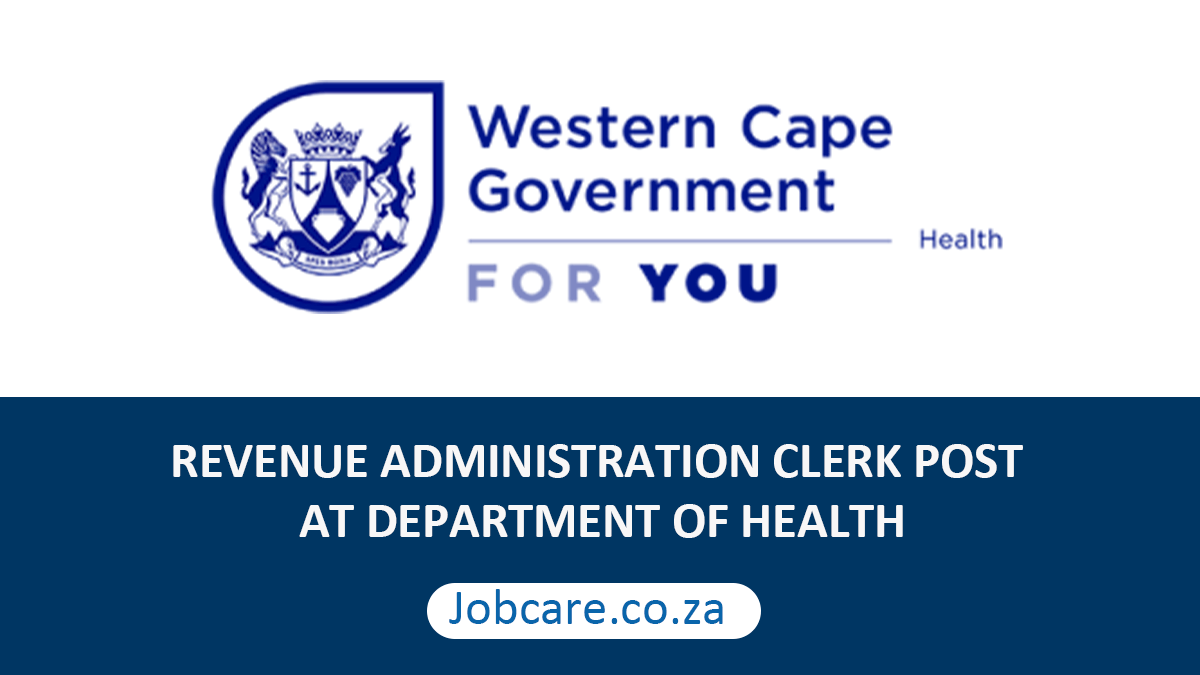 REVENUE ADMINISTRATION CLERK POST AT DEPARTMENT OF HEALTH