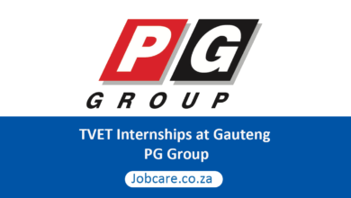 TVET Internships at Gauteng PG Group