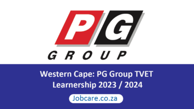 Western Cape: PG Group TVET Learnership 2023 / 2024