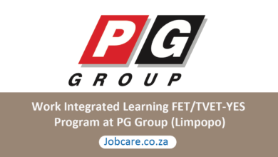 Work Integrated Learning FET/TVET-YES Program at PG Group (Limpopo)