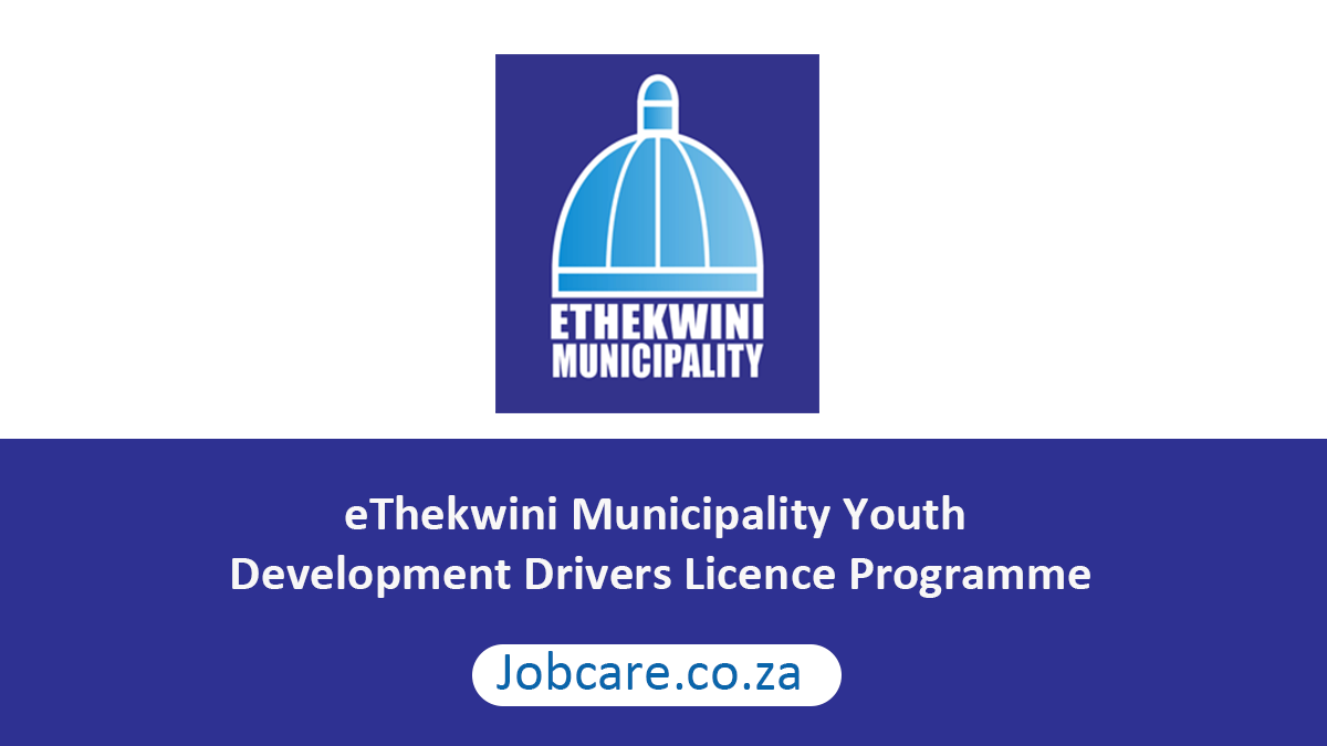 eThekwini Municipality Youth Development Drivers Licence Programme