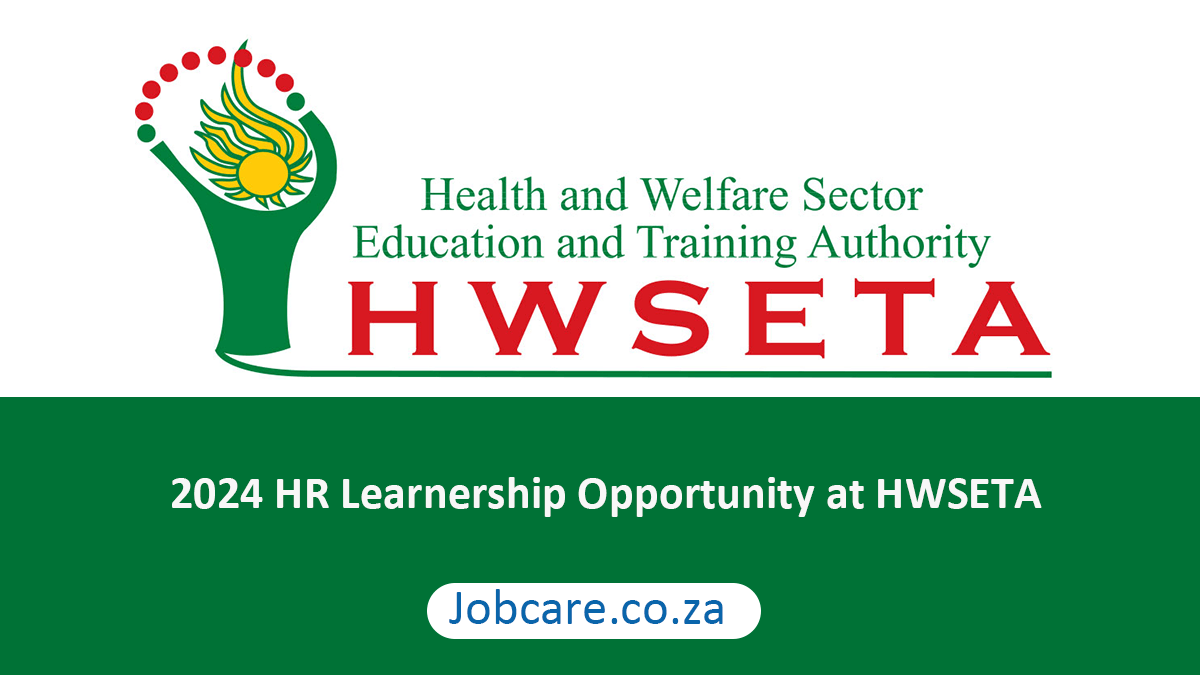 2024 HR Learnership Opportunity at HWSETA