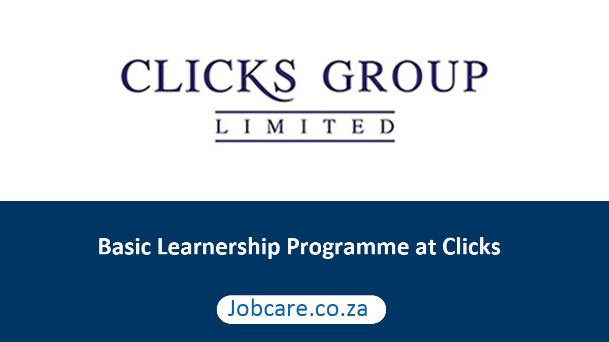 Basic Learnership Programme at Clicks