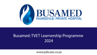 Busamed: TVET Learnership Programme 2024
